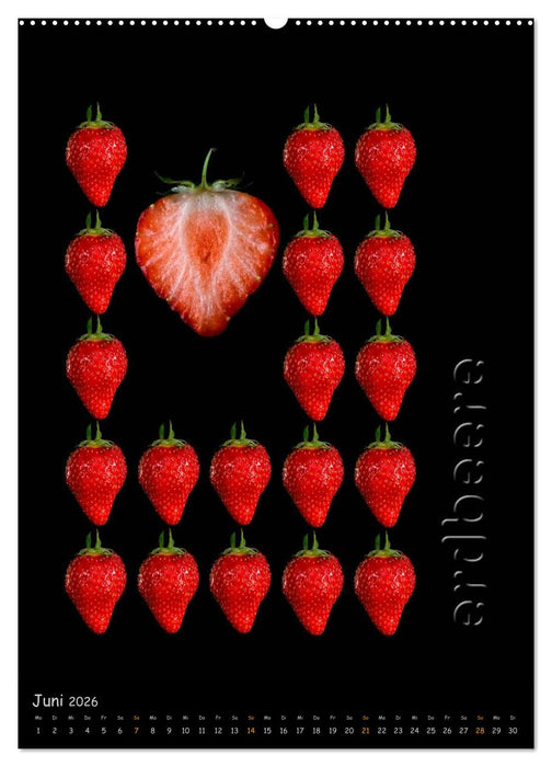 foodART - Früchte und Gemüse (CALVENDO Wandkalender 2026)