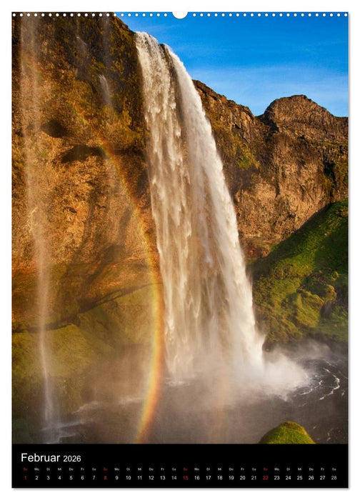 Naturblicke - Wasserfälle der Welt (CALVENDO Premium Wandkalender 2026)