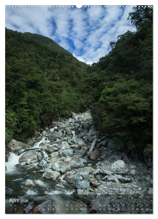 Wildes Neuseeland (CALVENDO Wandkalender 2026)
