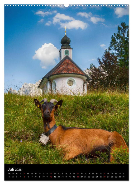 Bergblicke - Mittenwald (CALVENDO Premium Wandkalender 2026)