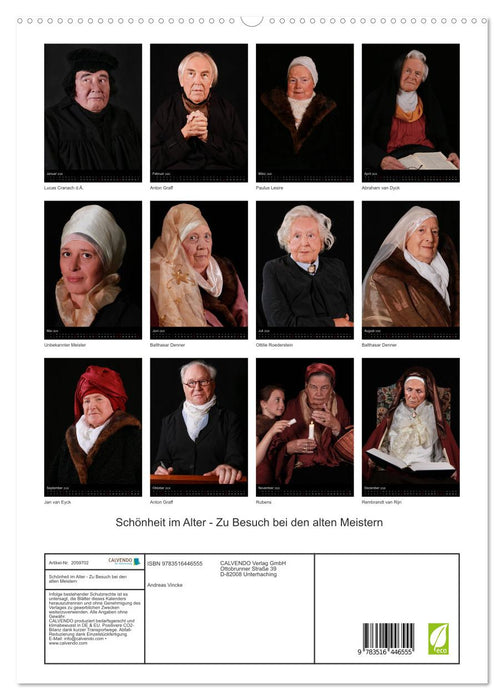 Schönheit im Alter - Zu Besuch bei den alten Meistern (CALVENDO Premium Wandkalender 2026)