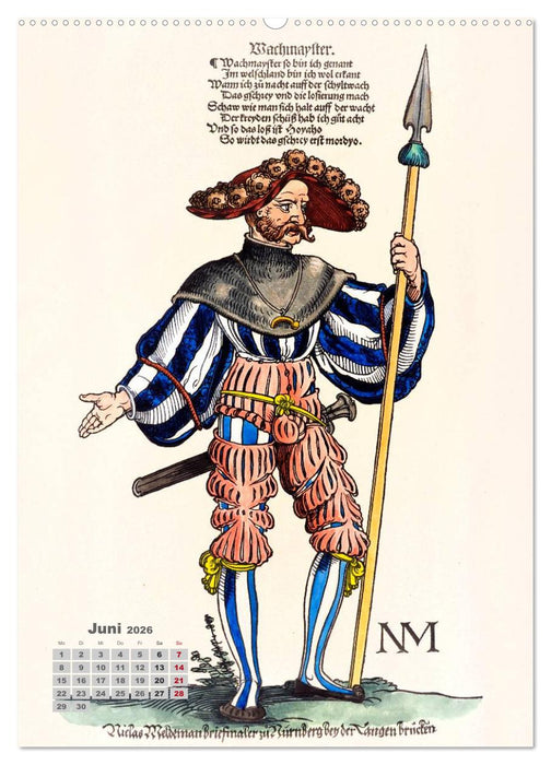 Landsknechte und Soldaten: Historische Uniformen (CALVENDO Premium Wandkalender 2026)