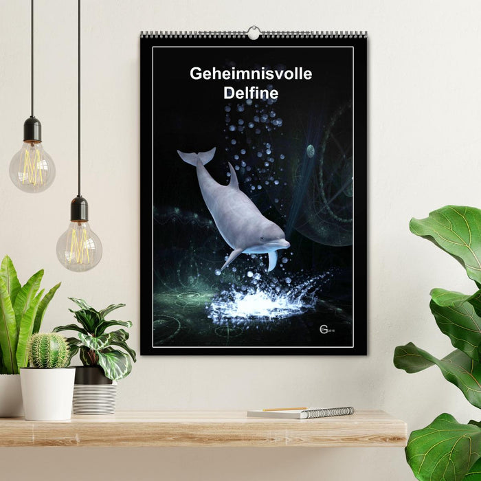 Geheimnisvolle Delfine (CALVENDO Wandkalender 2026)