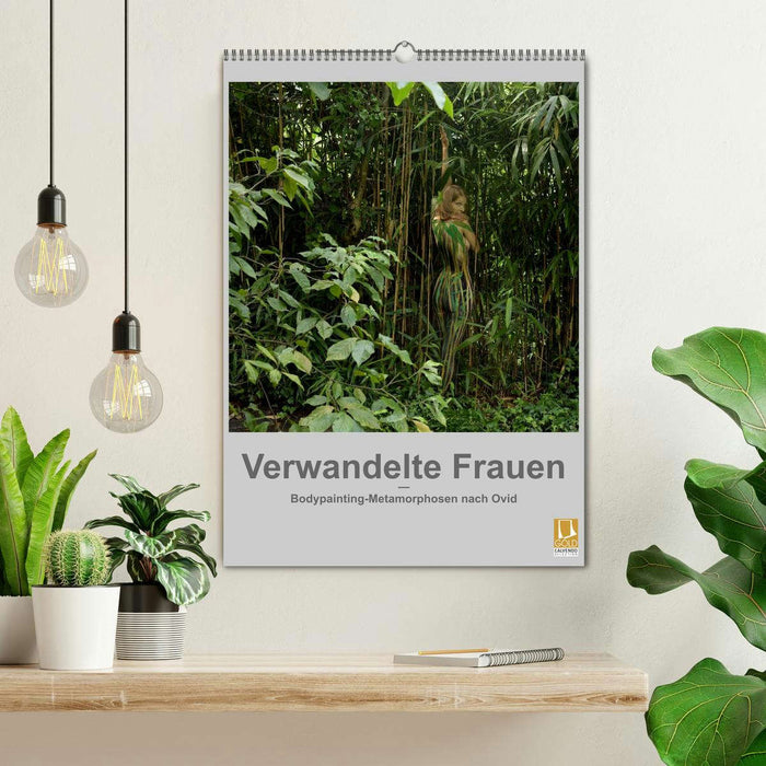Verwandelte Frauen - Bodypainting-Metamorphosen nach Ovid (CALVENDO Wandkalender 2026)