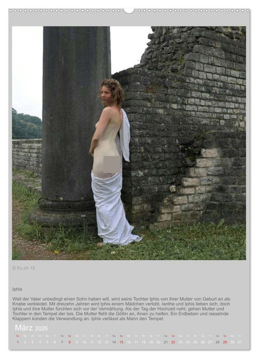 Verwandelte Frauen - Bodypainting-Metamorphosen nach Ovid (CALVENDO Wandkalender 2026)