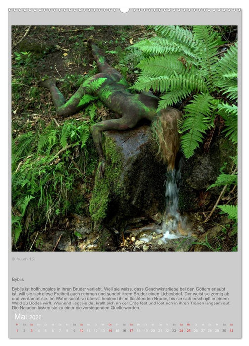 Verwandelte Frauen - Bodypainting-Metamorphosen nach Ovid (CALVENDO Wandkalender 2026)