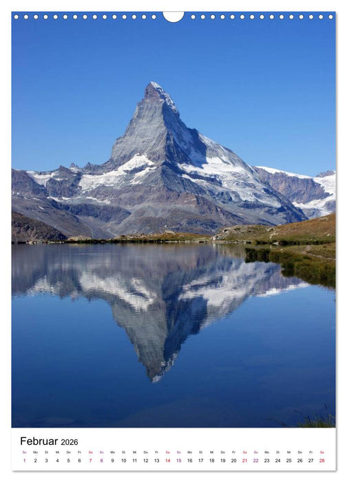 Horu Matterhorn im Hochformat (CALVENDO Wandkalender 2026)