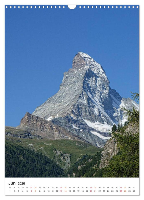 Horu Matterhorn im Hochformat (CALVENDO Wandkalender 2026)