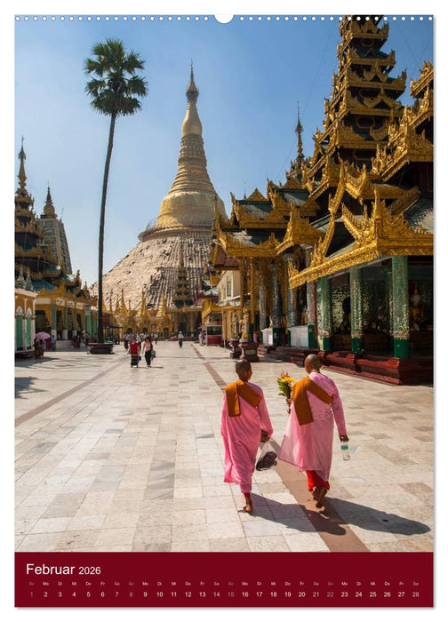 MYANMAR SPIRITUELL 2026 (CALVENDO Wandkalender 2026)