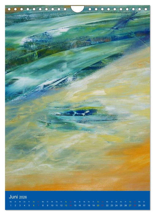 Kunstkalender Farbenglück 2026 (CALVENDO Wandkalender 2026)