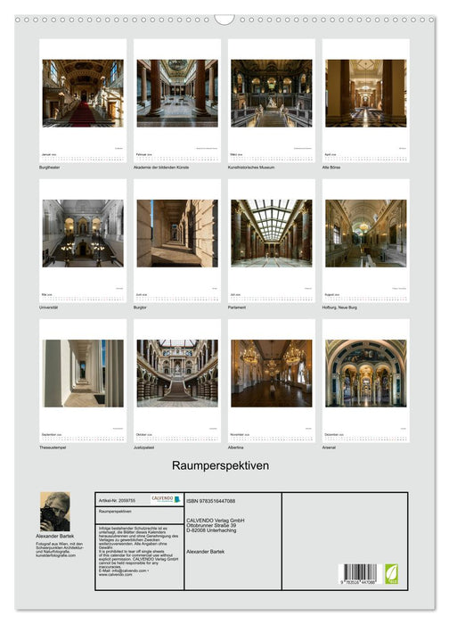Raumperspektiven (CALVENDO Wandkalender 2026)