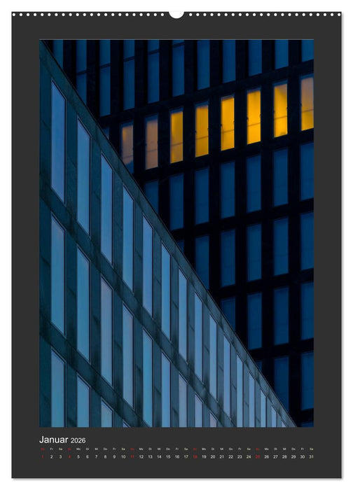 Plakative Architektur (CALVENDO Premium Wandkalender 2026)