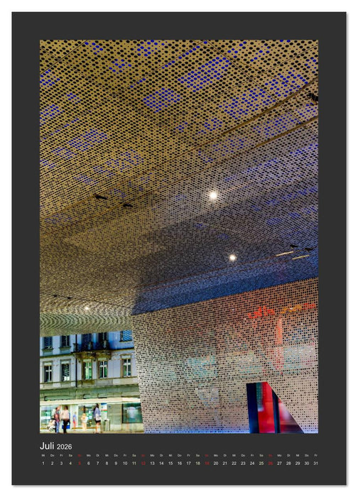 Plakative Architektur (CALVENDO Premium Wandkalender 2026)