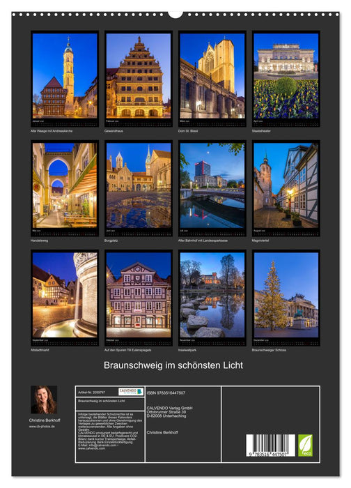 Braunschweig im schönsten Licht (CALVENDO Premium Wandkalender 2026)