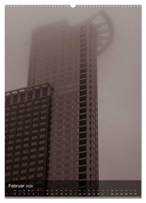 Frankfurt monochrom (CALVENDO Premium Wandkalender 2026)