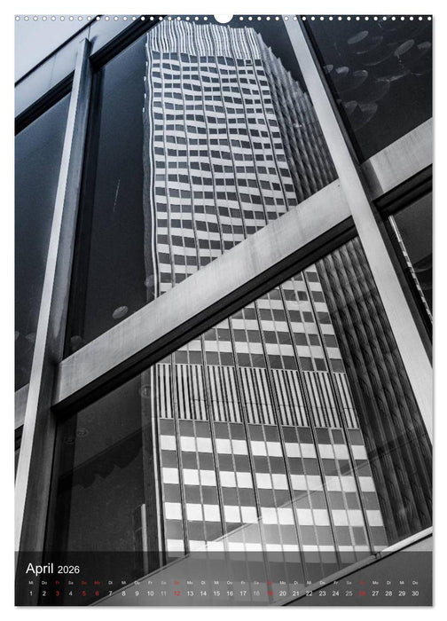 Frankfurt monochrom (CALVENDO Premium Wandkalender 2026)