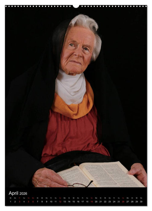 Schönheit im Alter - Zu Besuch bei den alten Meistern (CALVENDO Wandkalender 2026)