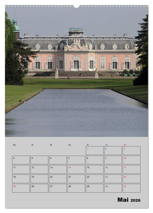 Düsseldorfer Burgen und Schlösser (CALVENDO Premium Wandkalender 2026)