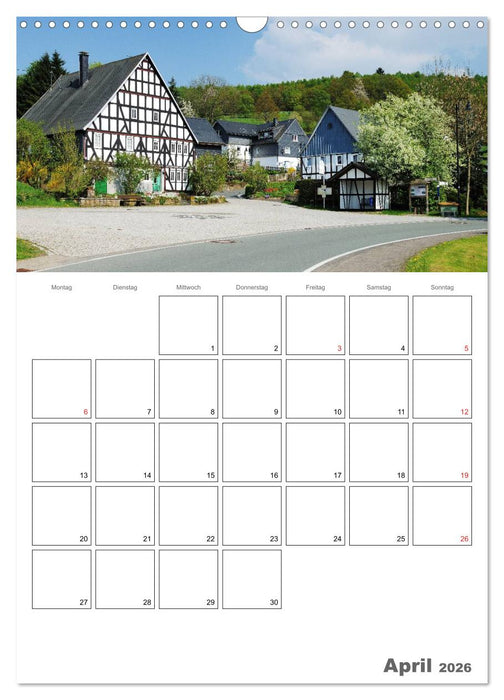 Das Siegerland (CALVENDO Wandkalender 2026)