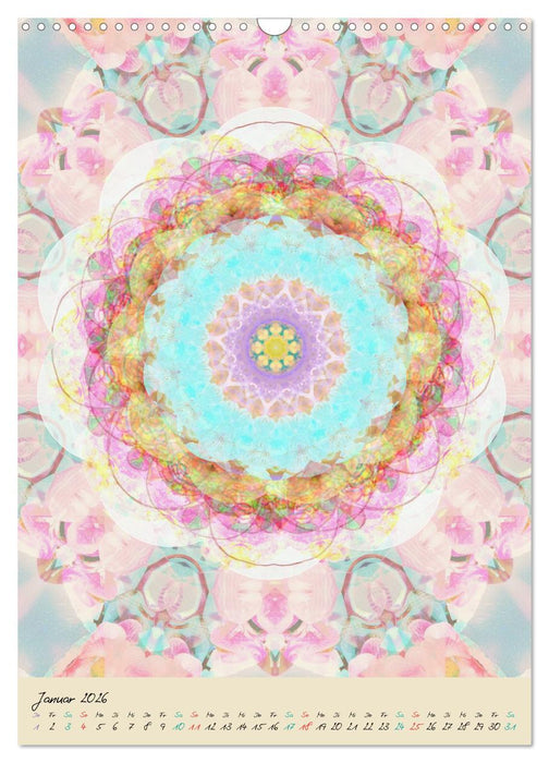 MANDALAS DES LICHTS (CALVENDO Wandkalender 2026)