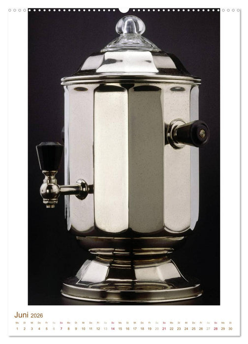 Espressokocher mit Geschichte: Kaffee ist fertig (CALVENDO Wandkalender 2026)