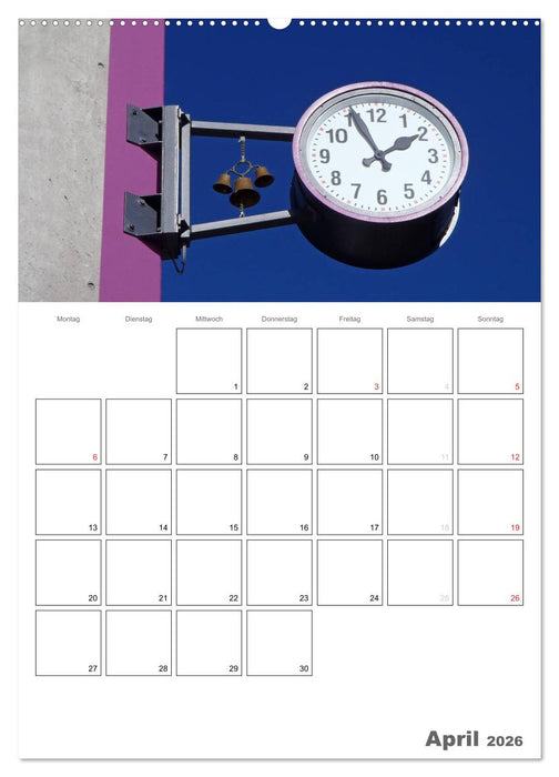 Historische Uhren (CALVENDO Wandkalender 2026)