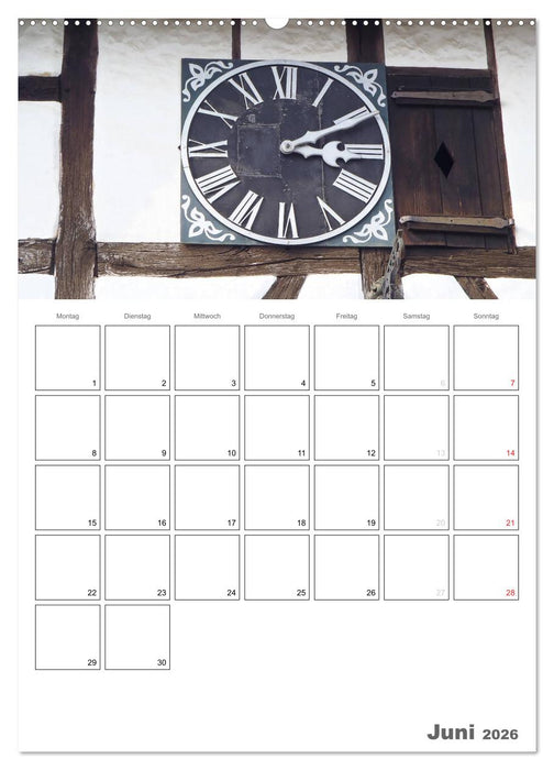 Historische Uhren (CALVENDO Wandkalender 2026)