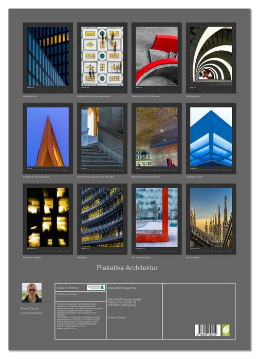 Plakative Architektur (CALVENDO Wandkalender 2026)
