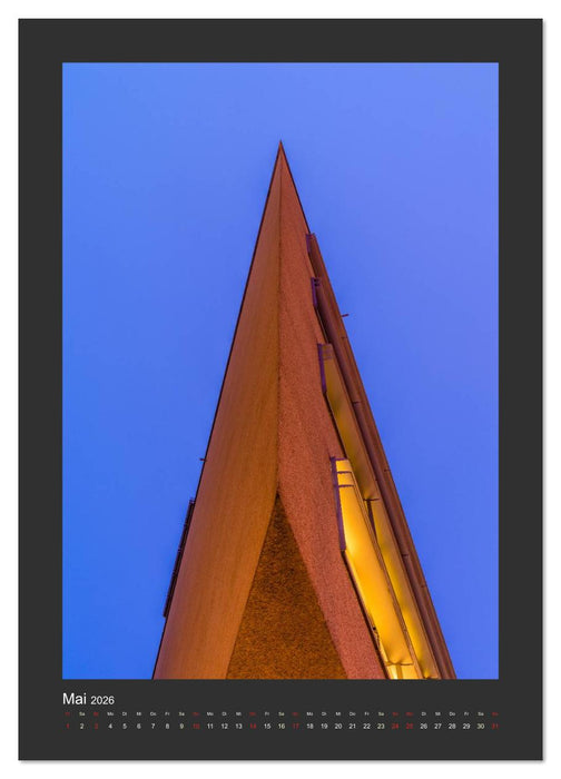 Plakative Architektur (CALVENDO Wandkalender 2026)
