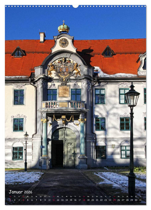 Schwabenmetropole Augsburg (CALVENDO Wandkalender 2026)