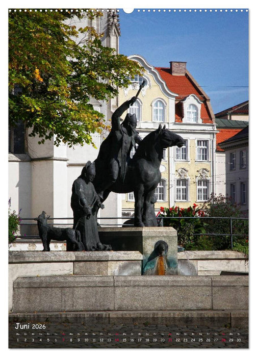 Schwabenmetropole Augsburg (CALVENDO Wandkalender 2026)