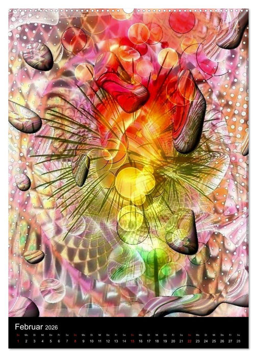 Magie der Kunst von Nico Bielow (CALVENDO Premium Wandkalender 2026)