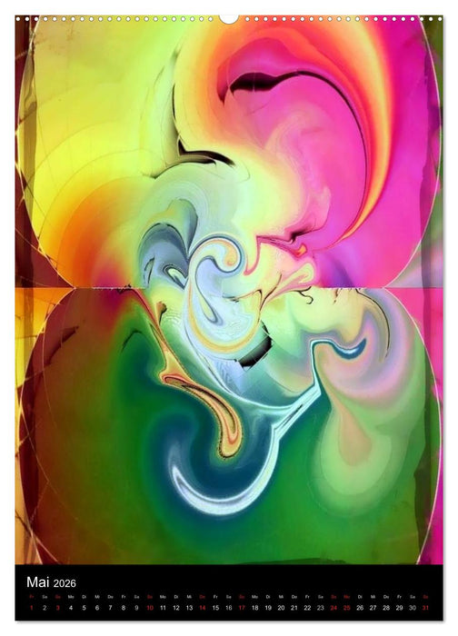 Magie der Kunst von Nico Bielow (CALVENDO Premium Wandkalender 2026)