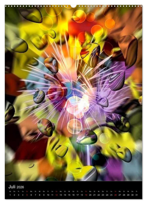 Magie der Kunst von Nico Bielow (CALVENDO Premium Wandkalender 2026)