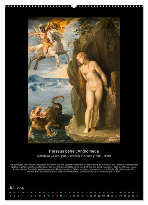 Ovids Metamorphosen - Bücher der Verwandlungen (CALVENDO Premium Wandkalender 2026)