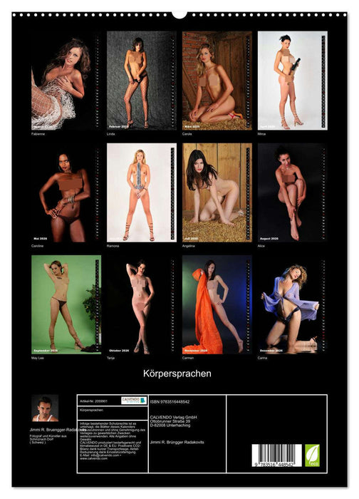 Körpersprachen (CALVENDO Premium Wandkalender 2026)