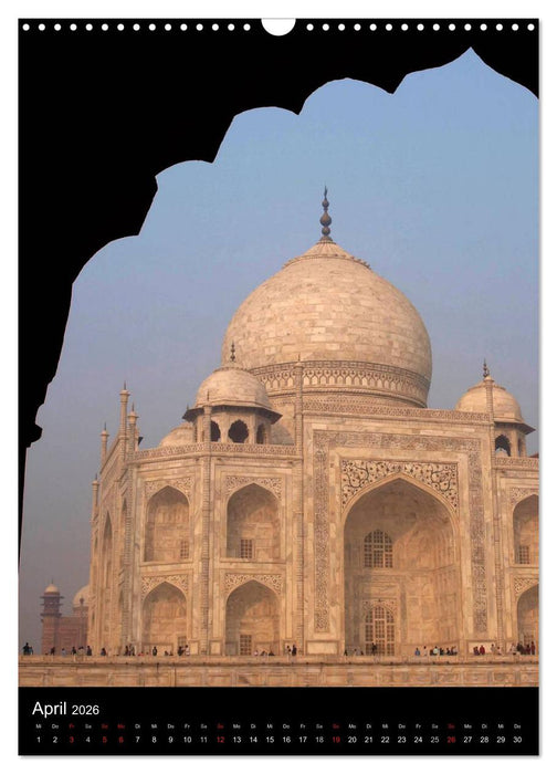 Taj Mahal - Monument der Liebe (CALVENDO Wandkalender 2026)