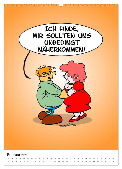 Trumix Cartoons - Nichts geht mehr (CALVENDO Premium Wandkalender 2026)