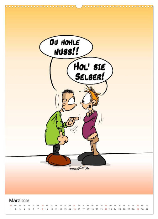 Trumix Cartoons - Nichts geht mehr (CALVENDO Premium Wandkalender 2026)