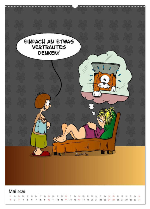 Trumix Cartoons - Nichts geht mehr (CALVENDO Premium Wandkalender 2026)