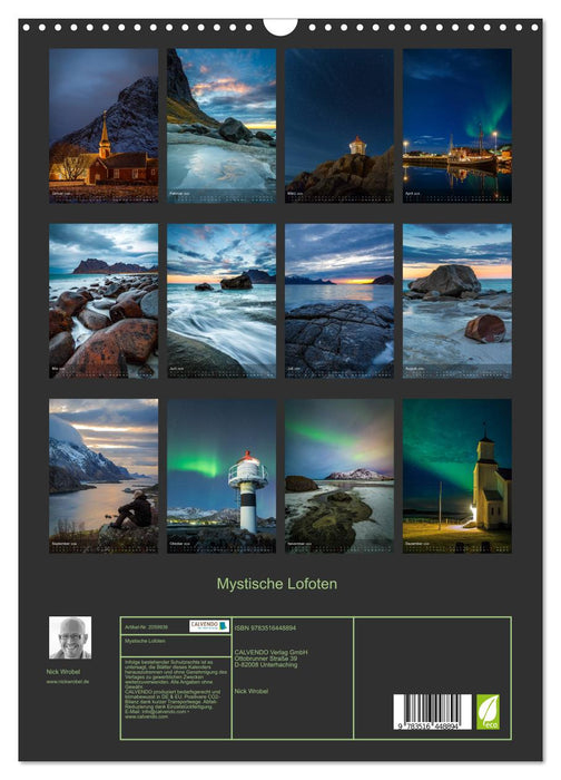 Mystische Lofoten (CALVENDO Wandkalender 2026)