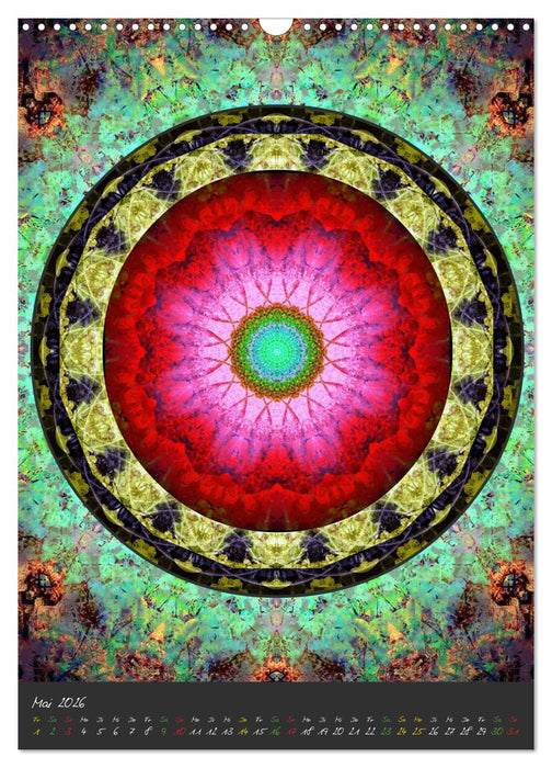 Blühende Mandalas (CALVENDO Wandkalender 2026)