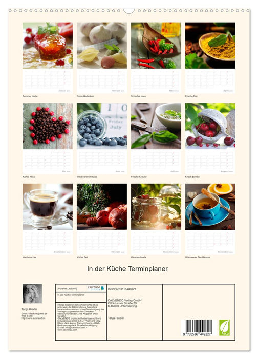 In der Küche Terminplaner (CALVENDO Premium Wandkalender 2026)