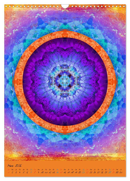 Mandala Energien (CALVENDO Wandkalender 2026)