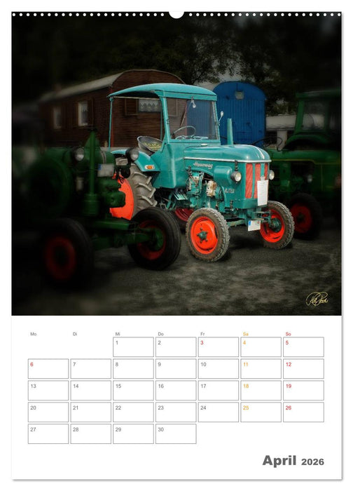 Oldtimer - mein Trecker (CALVENDO Premium Wandkalender 2026)