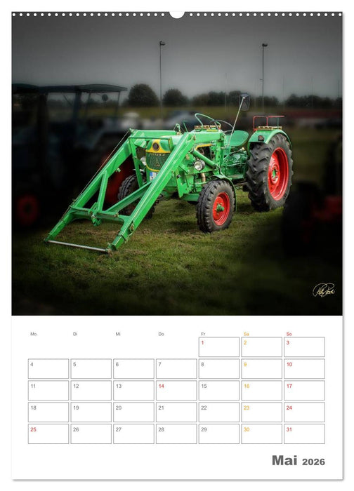 Oldtimer - mein Trecker (CALVENDO Premium Wandkalender 2026)