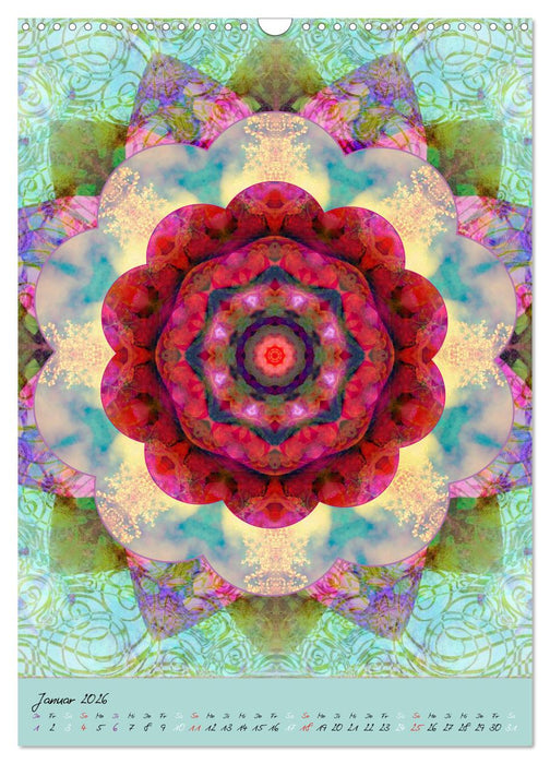 FLORALE MANDALAS (CALVENDO Wandkalender 2026)