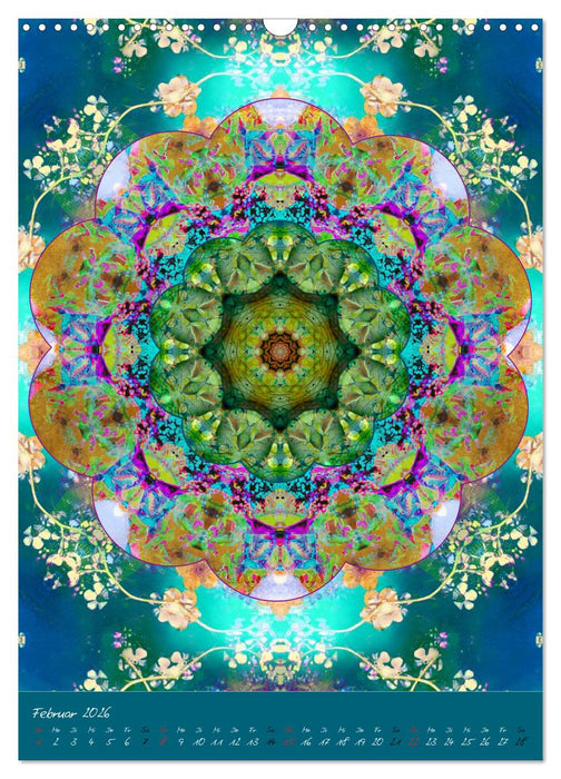 FLORALE MANDALAS (CALVENDO Wandkalender 2026)