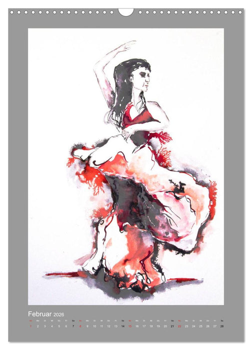 Starke Frauen - Tänzerinnen (CALVENDO Wandkalender 2026)