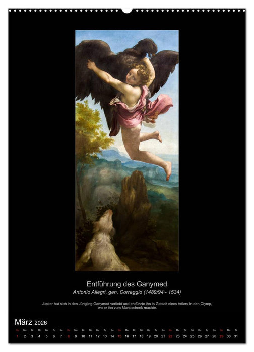 Ovids Metamorphosen - Bücher der Verwandlungen (CALVENDO Wandkalender 2026)